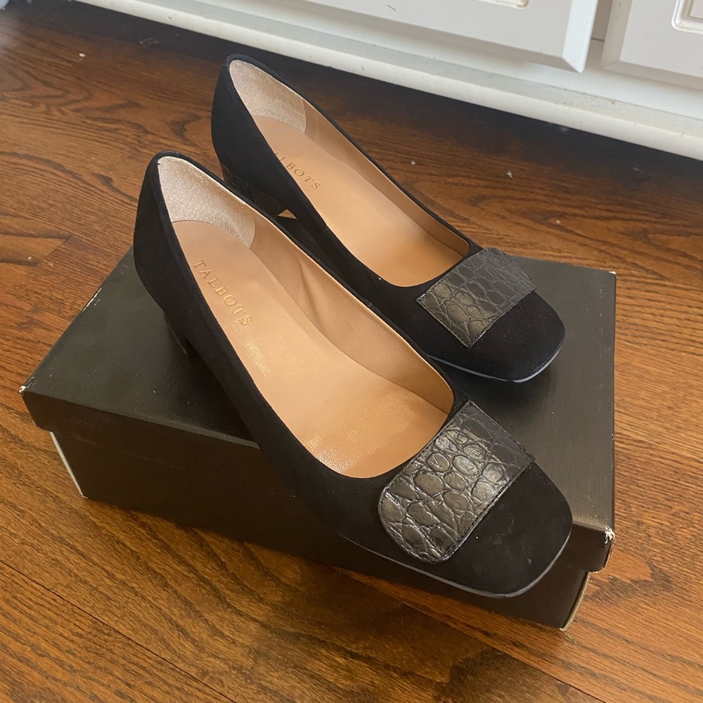 Talbots Black Bryn Heel 8
